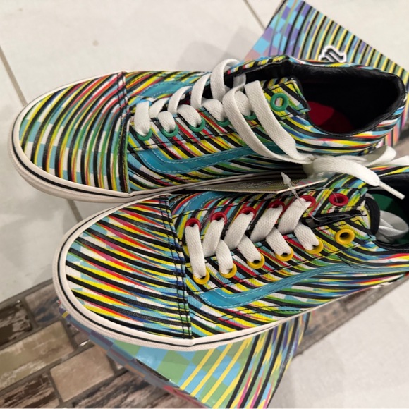 Vans Multicolor Striped Sneakers - Picture 3 of 5
